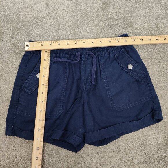 Gap Girl's Blue Shorts Size Youth XL Nautical Cotton Summer Beach Vacation - Picture 6 of 7